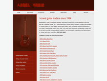 Tablet Screenshot of angelmusicguitars.com